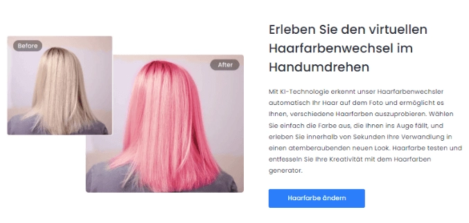 Erstellen Sie in Fotor Schritt 2 eine kostenlose virtuelle Frisur mit Ihrem Foto