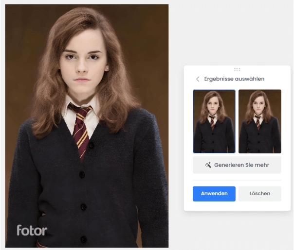 Erstellen Sie in Fotor Schritt 5 eine kostenlose virtuelle Frisur mit Ihrem Foto