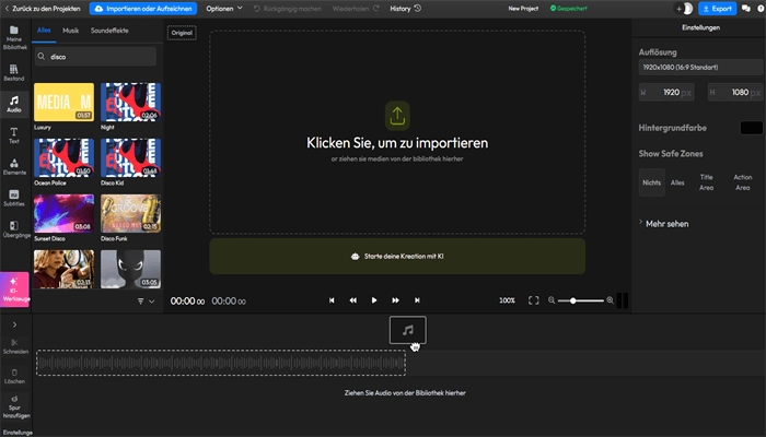 lieder-finden-durch-text-flixier-auswaehlen