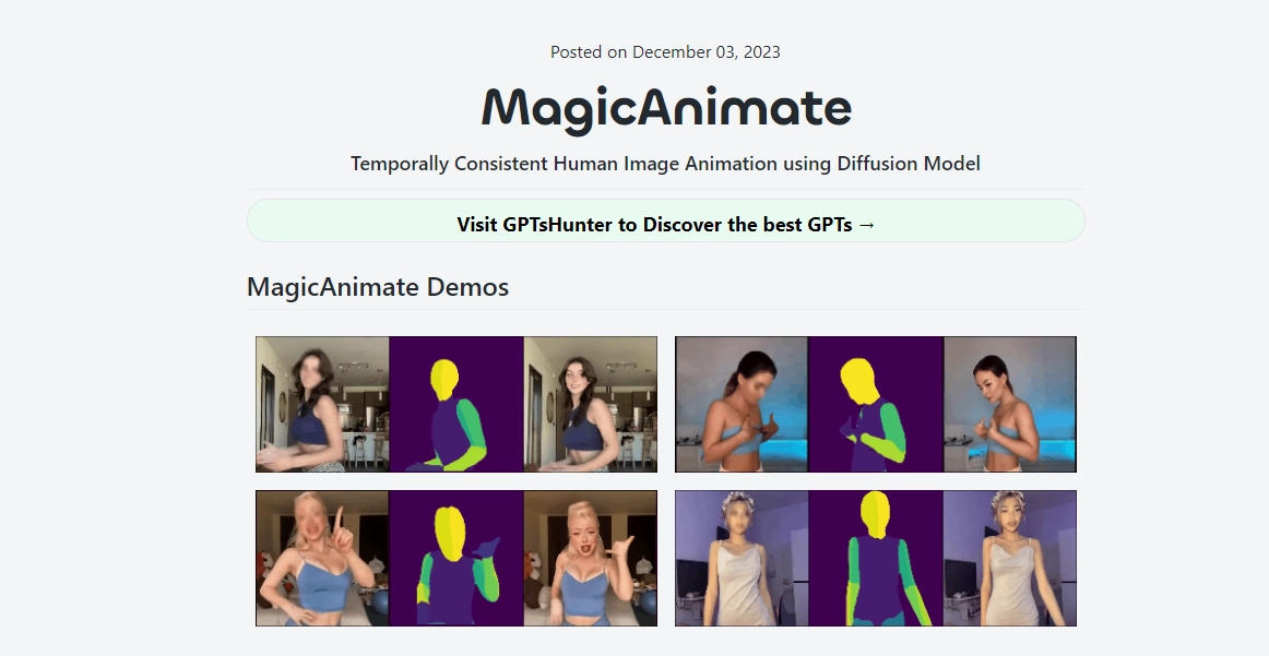 MagicAnimate tanzende tiere gif