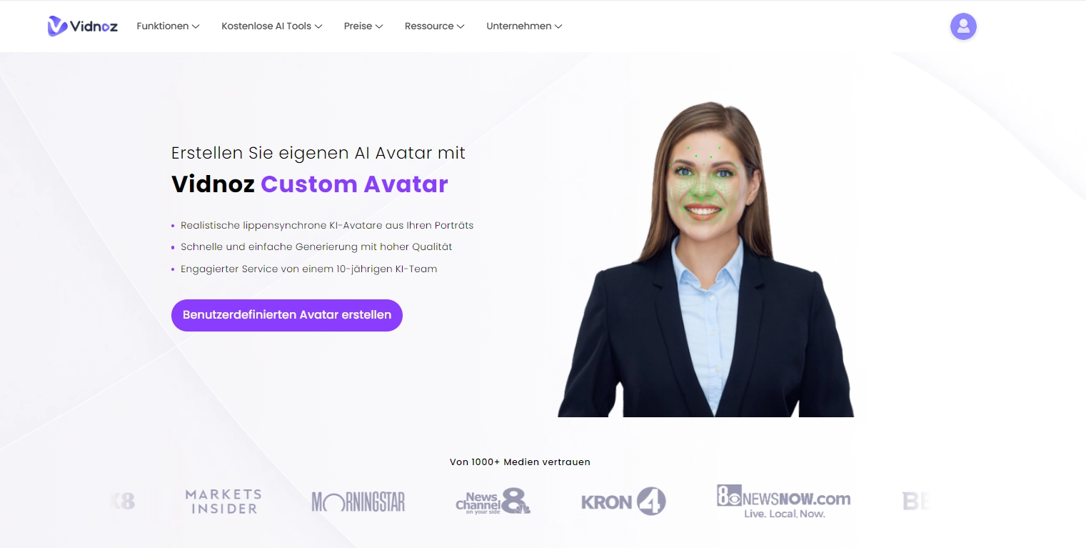 VIdnoz AI Custom Avatar